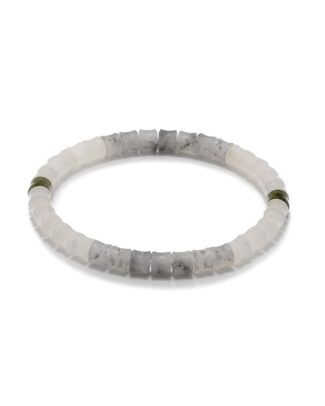 Third-party gem testing certificate photo identifying the item as a Nephrite bracelet